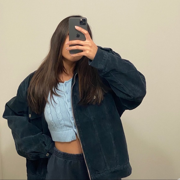 Brandy Melville Katie Corduroy Jacket 